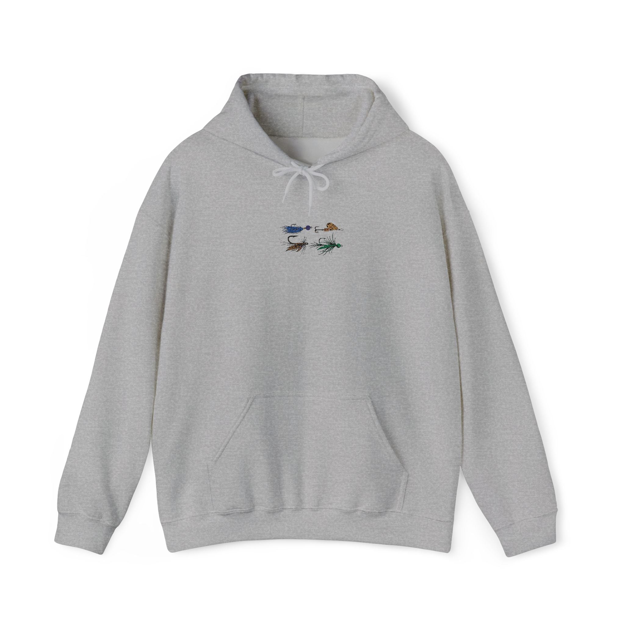 Embroidered Fishing Lure Unisex Hoodie