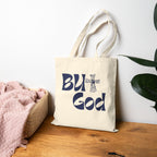 But God Cotton Canvas Tote Bag