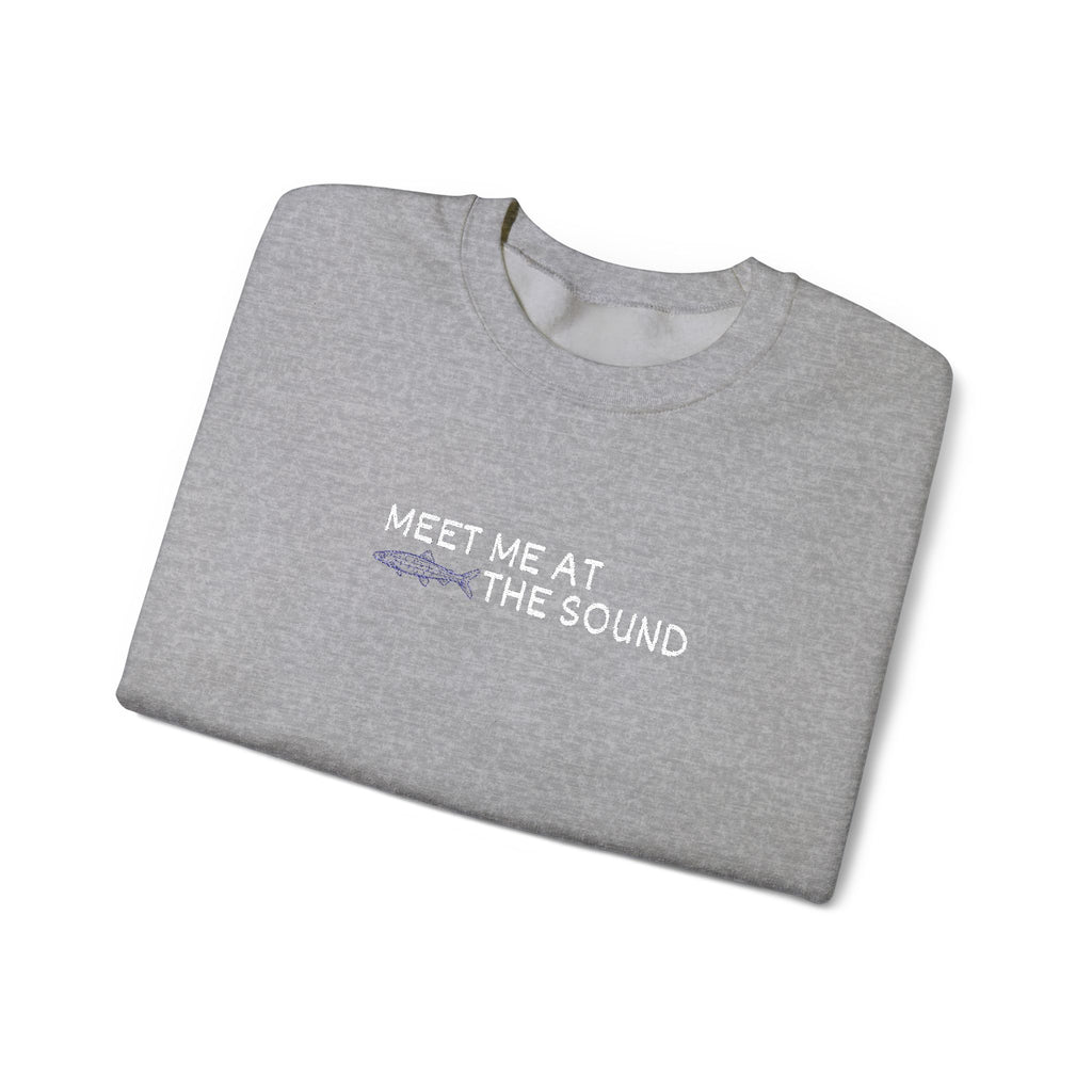Meet me at the Sound Embroidered  Unisex Crewneck Sweatshirt