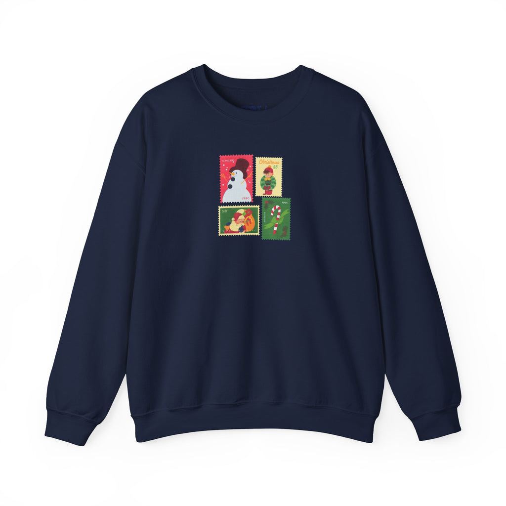 Christmas Stamps - Unisex Crewneck Sweatshirt