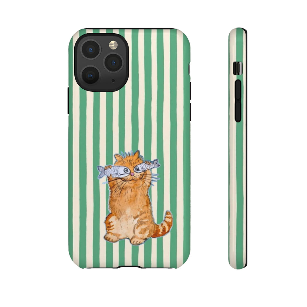 Fun Kitty n Fish - Phone Case