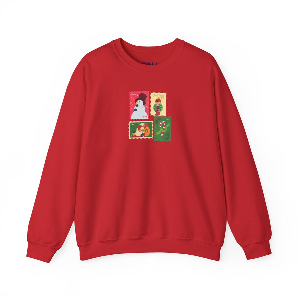 Christmas Stamps - Unisex Crewneck Sweatshirt