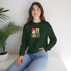 Christmas Stamps - Unisex Crewneck Sweatshirt
