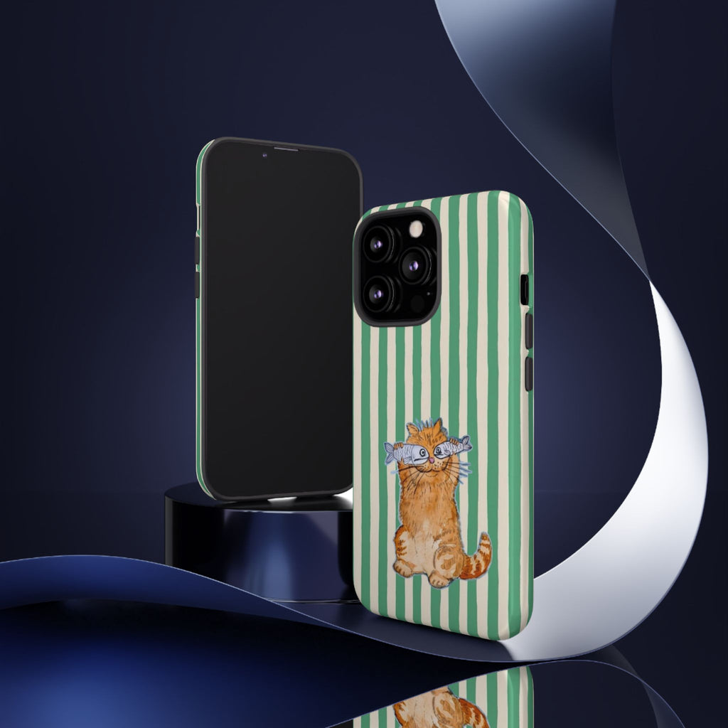 Fun Kitty n Fish - Phone Case
