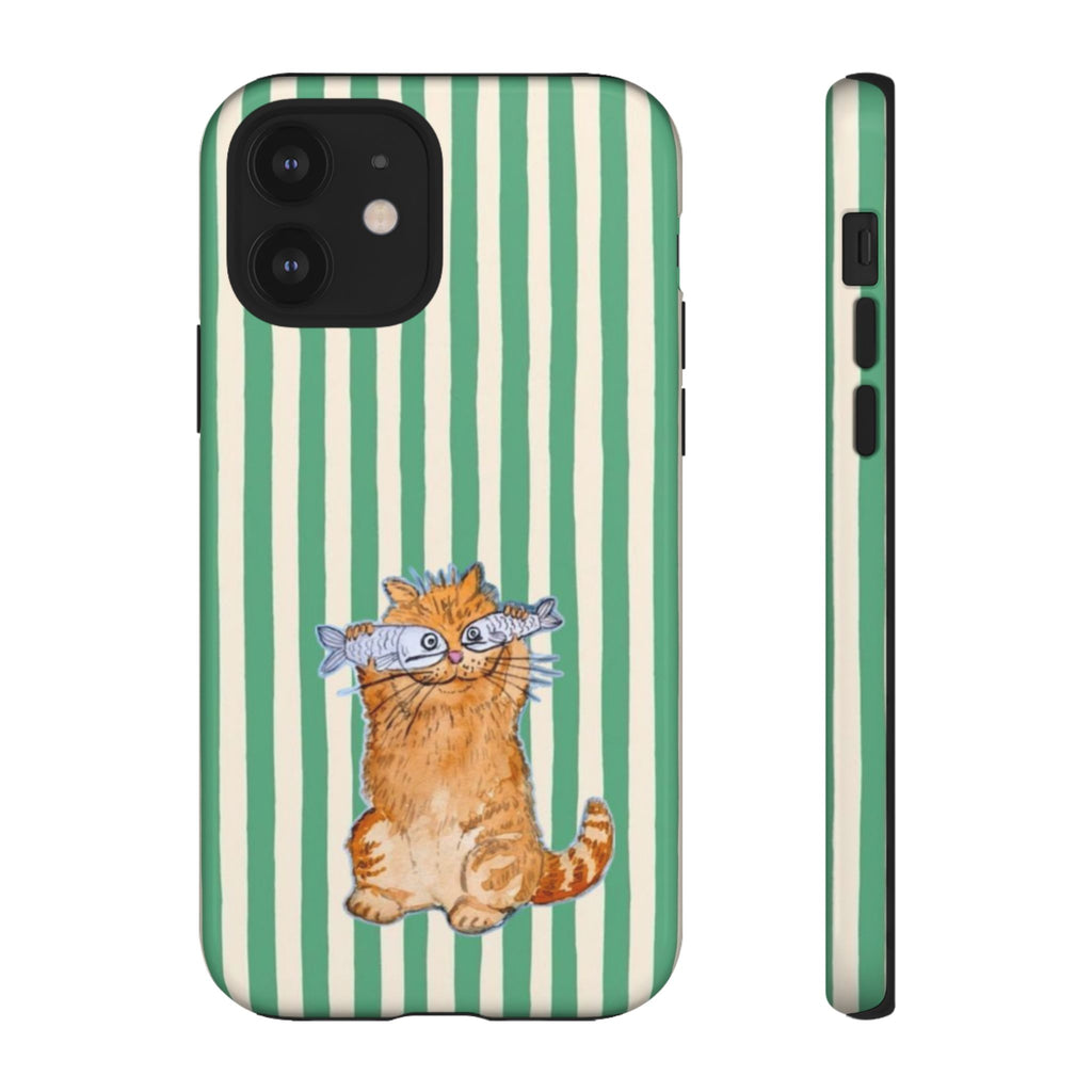 Fun Kitty n Fish - Phone Case