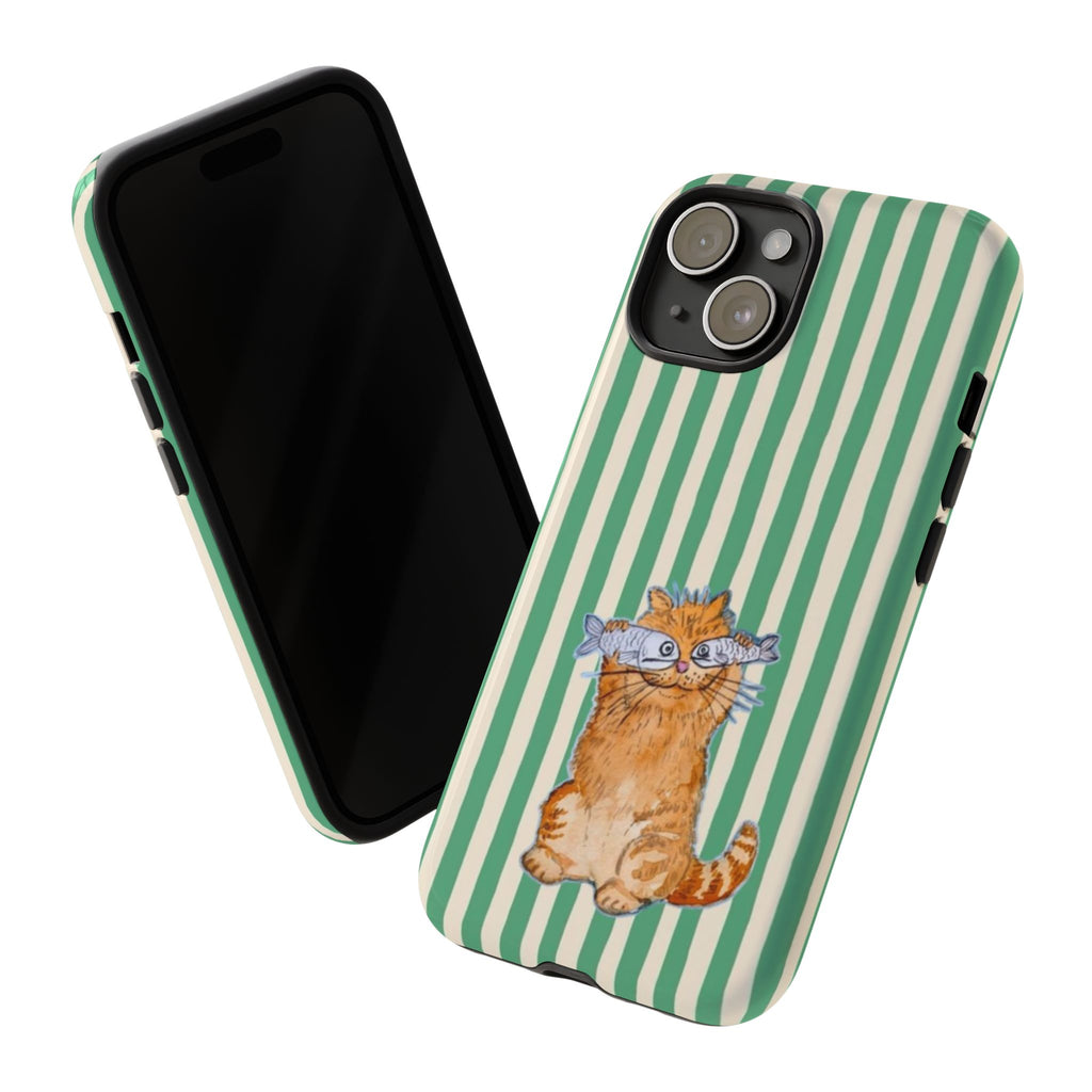Fun Kitty n Fish - Phone Case