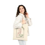 Be the Light Christmas Canvas Tote Bag