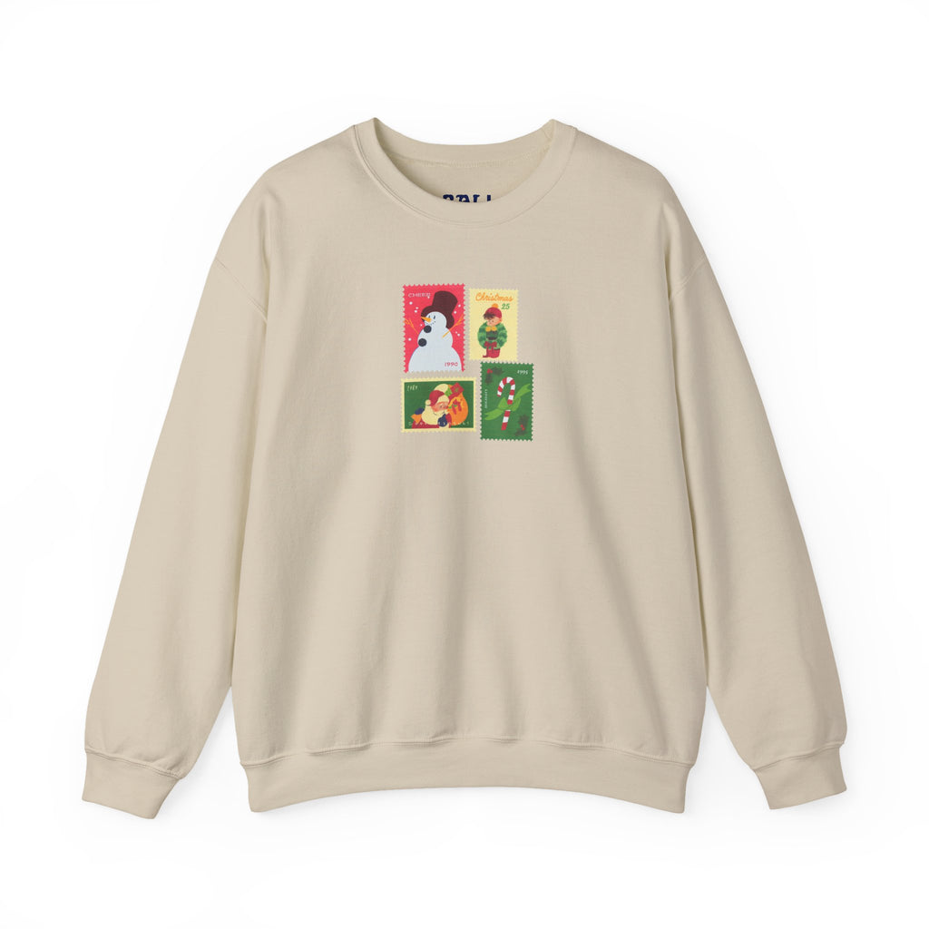 Christmas Stamps - Unisex Crewneck Sweatshirt