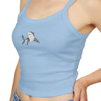 Shark Print Spaghetti Strap Tank Top