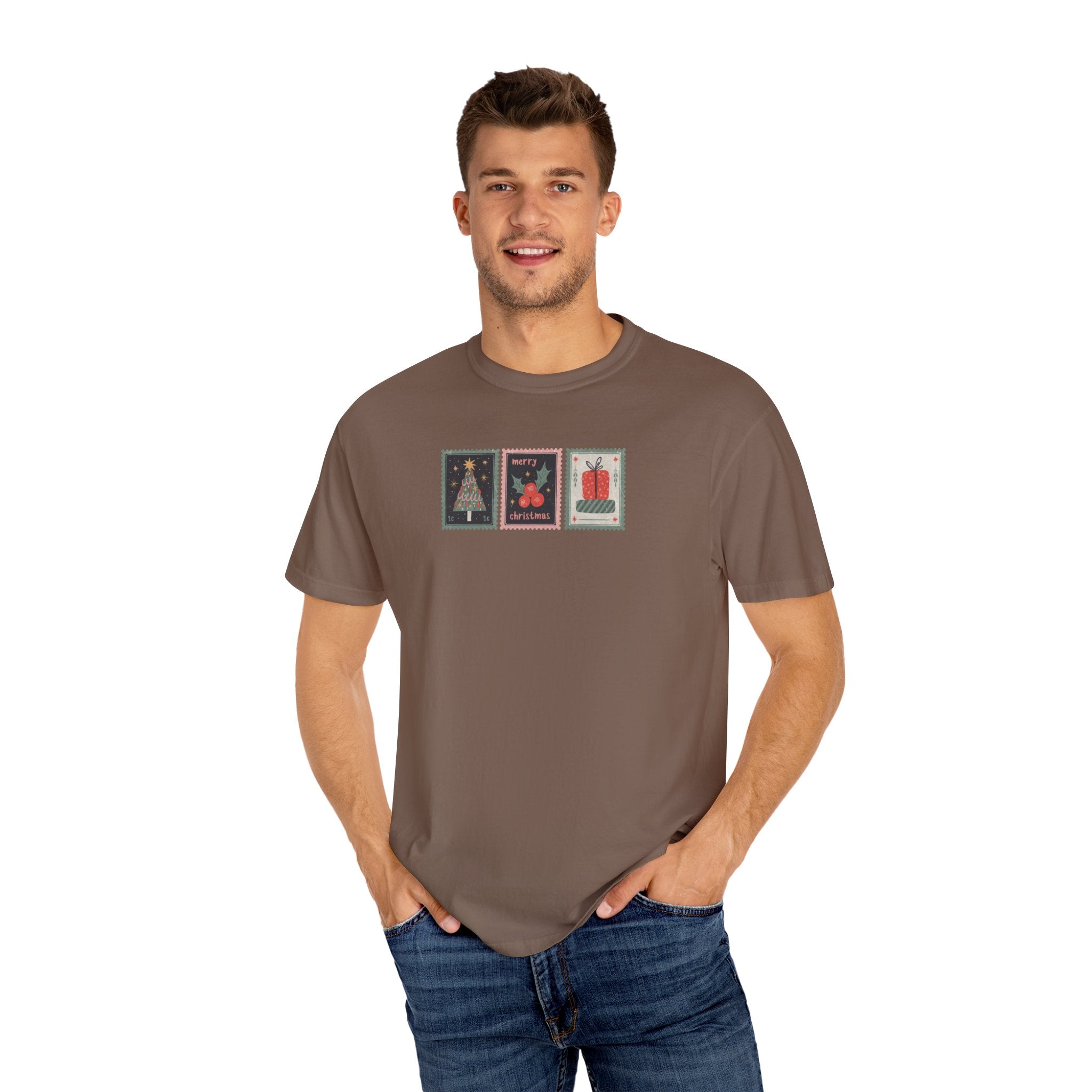 Christmas Stamp Trio - Unisex T-Shirt
