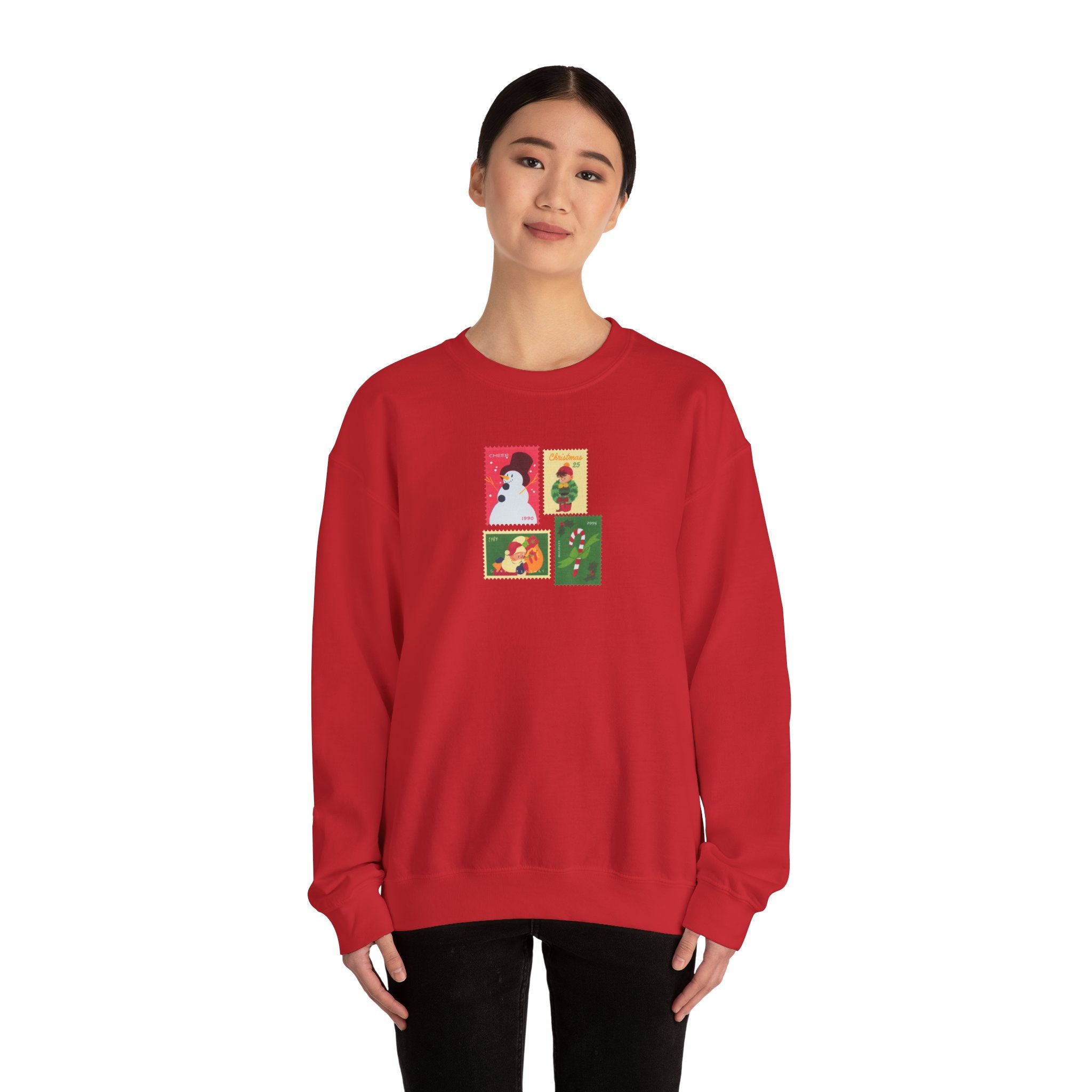 Christmas Stamps - Unisex Crewneck Sweatshirt