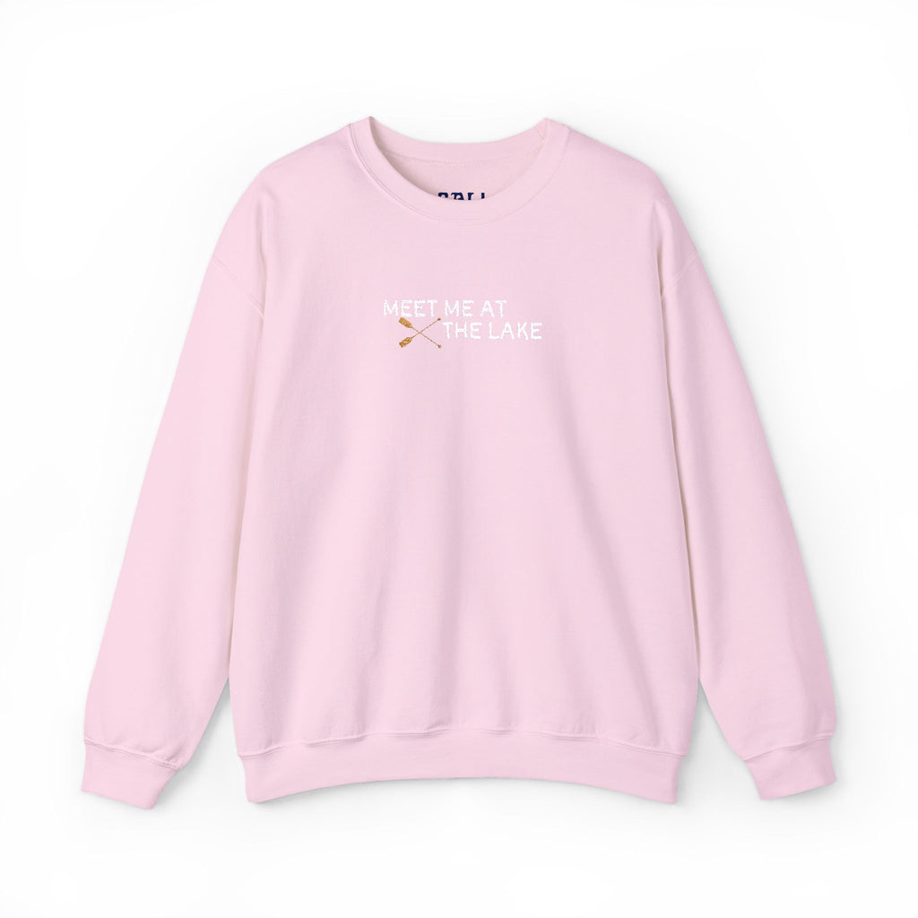Meet me at the Lake Embroidered Unisex Sweatshirt Crewneck