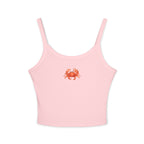Crab Print Spaghetti Strap Tank Top