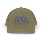 Salt of the South logo, Embroidered Snapback Trucker Cap