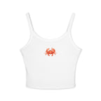 Crab Print Spaghetti Strap Tank Top