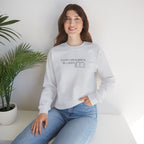 "A lot can happen in 3 days" Embroidered Unisex Crewneck Sweatshirt
