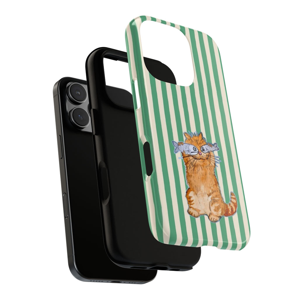 Fun Kitty n Fish - Phone Case