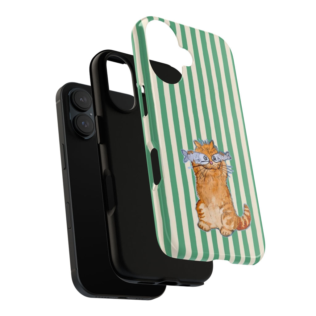 Fun Kitty n Fish - Phone Case