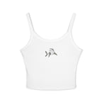 Shark Print Spaghetti Strap Tank Top