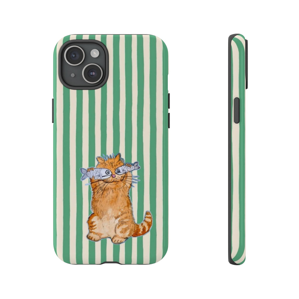 Fun Kitty n Fish - Phone Case