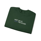 Meet me at the Sound Embroidered  Unisex Crewneck Sweatshirt