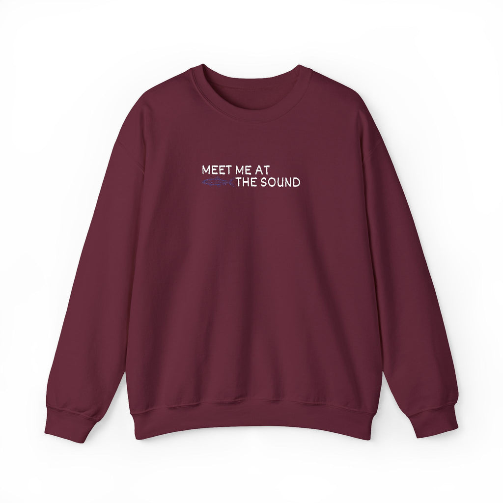 Meet me at the Sound Embroidered  Unisex Crewneck Sweatshirt