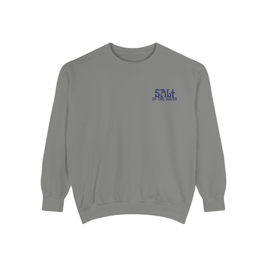 Salt of the South logo, Embroidered Crewneck Sweatshirt