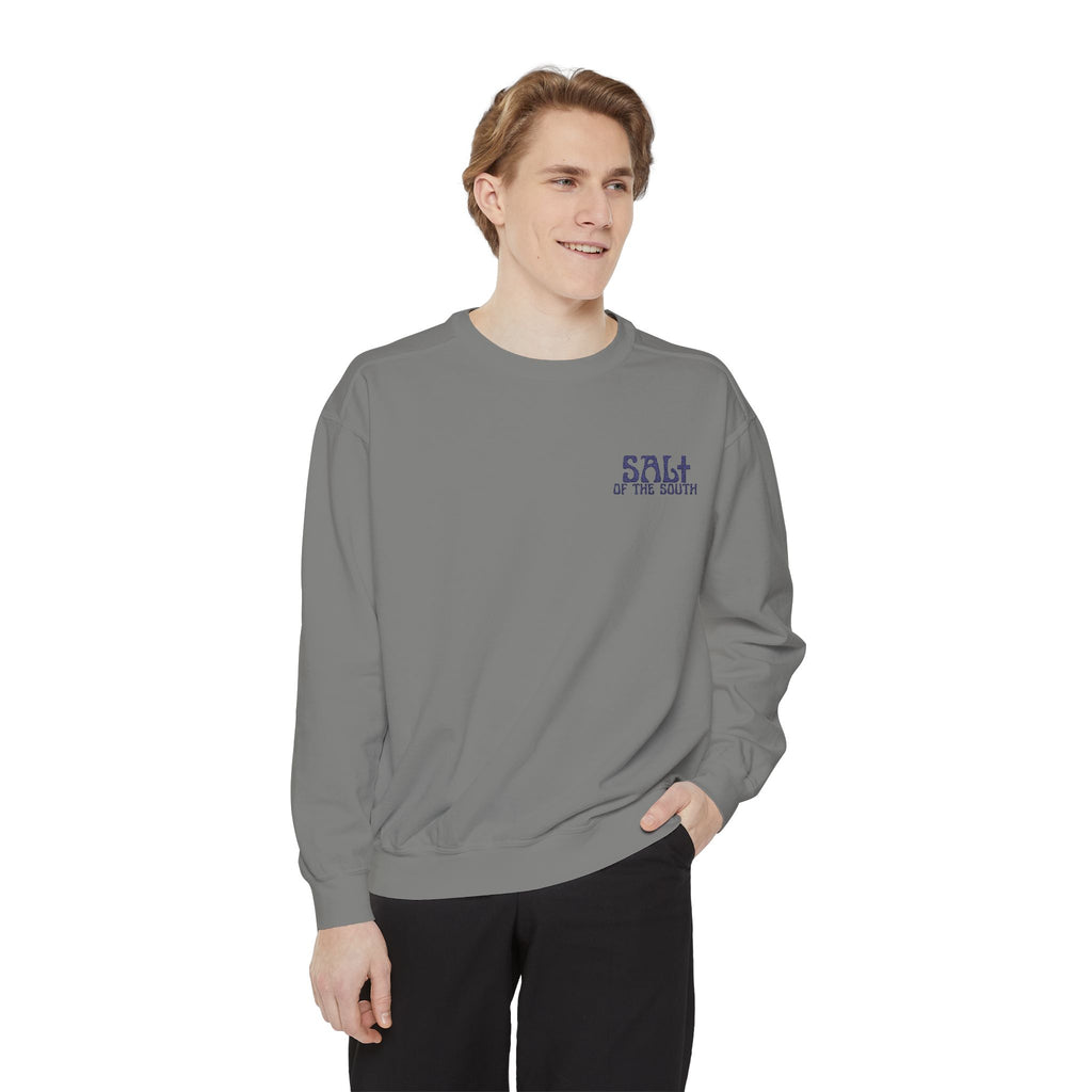 Salt of the South logo, Embroidered Crewneck Sweatshirt