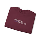 Meet me at the Sound Embroidered  Unisex Crewneck Sweatshirt