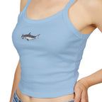 Hammerhead Shark Print Spaghetti Strap Tank Top