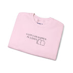 "A lot can happen in 3 days" Embroidered Unisex Crewneck Sweatshirt