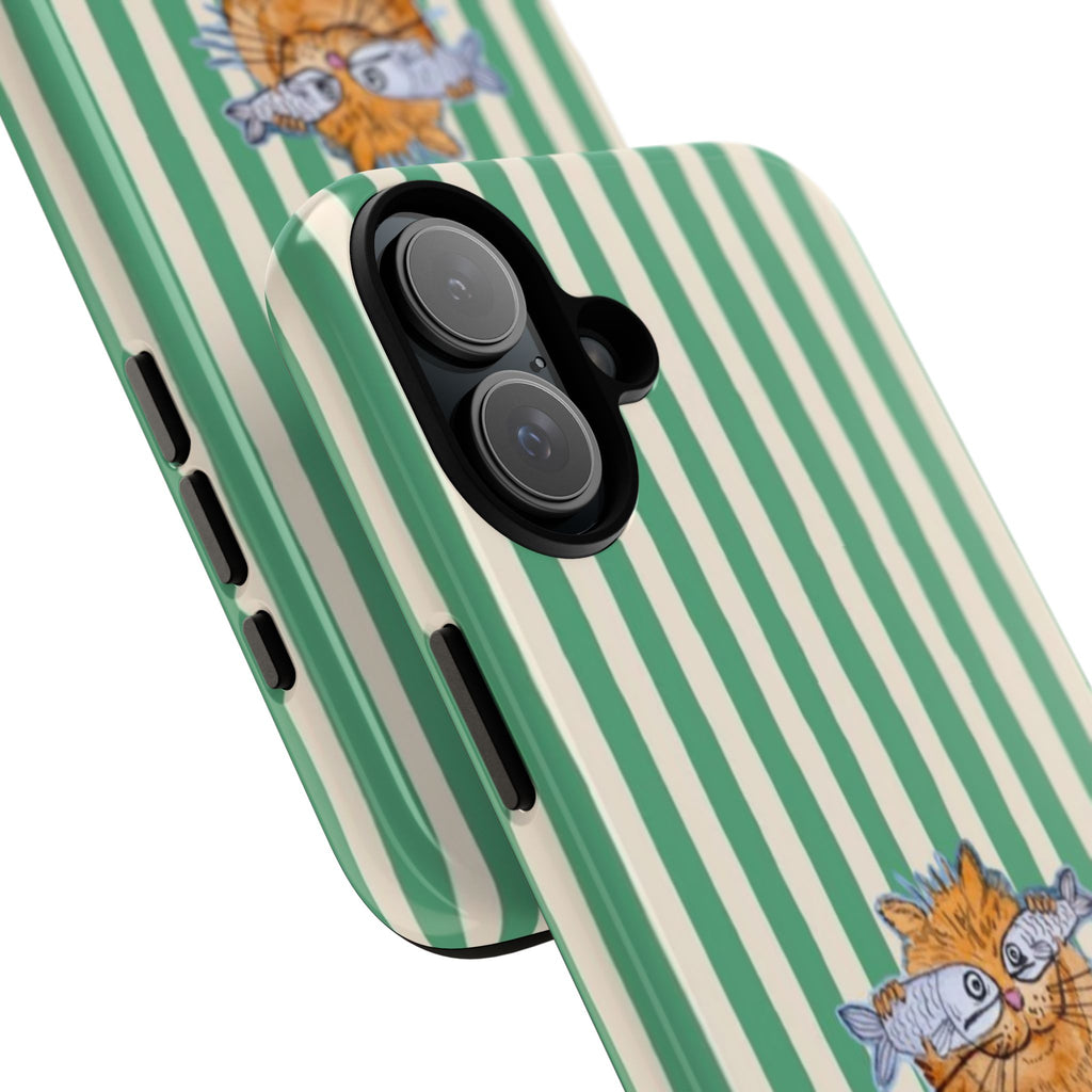 Fun Kitty n Fish - Phone Case