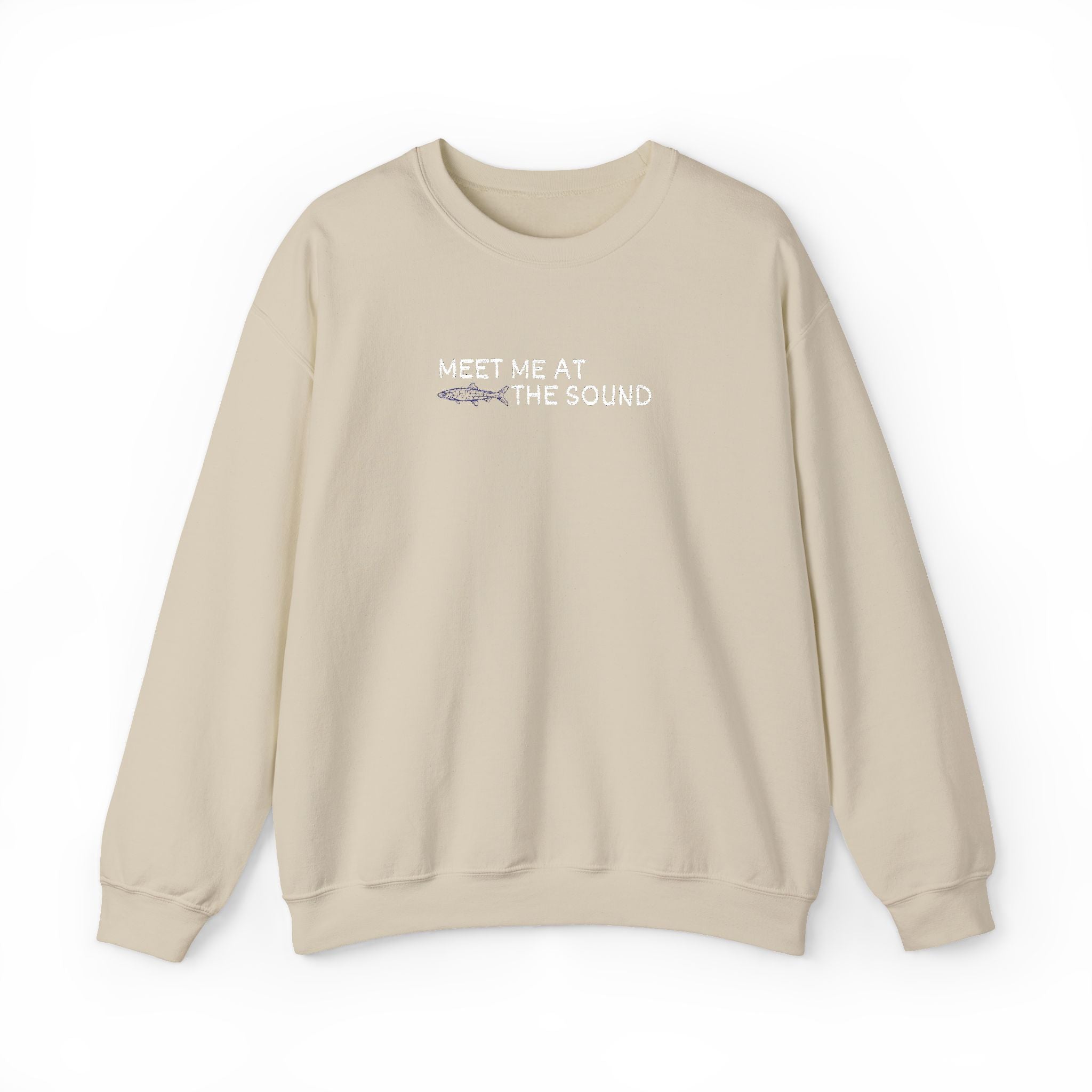 Meet me at the Sound Embroidered  Unisex Crewneck Sweatshirt