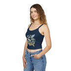 Fun Fish Print Spaghetti Strap Tank Top