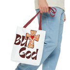 But God Print Double Sided Tote Bag