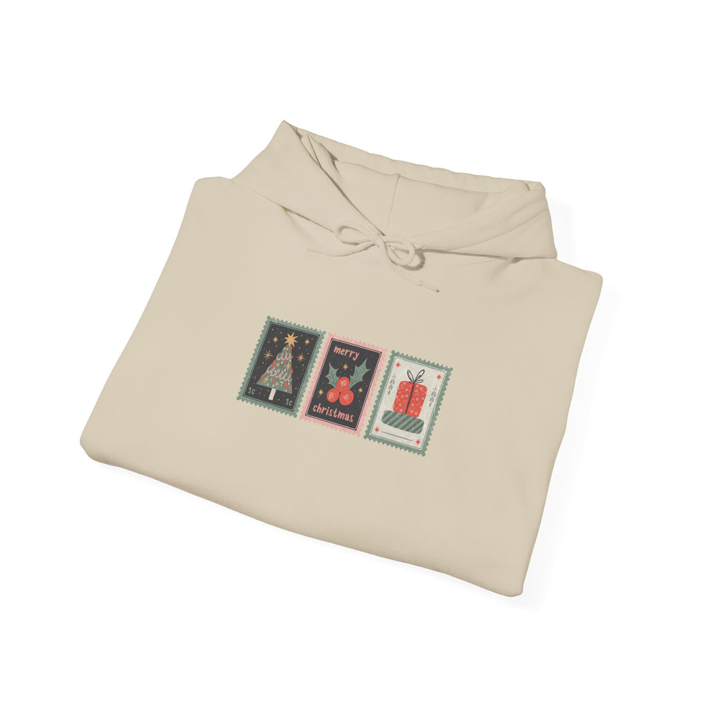 Christmas Stamp Trio - Unisex Hoodie