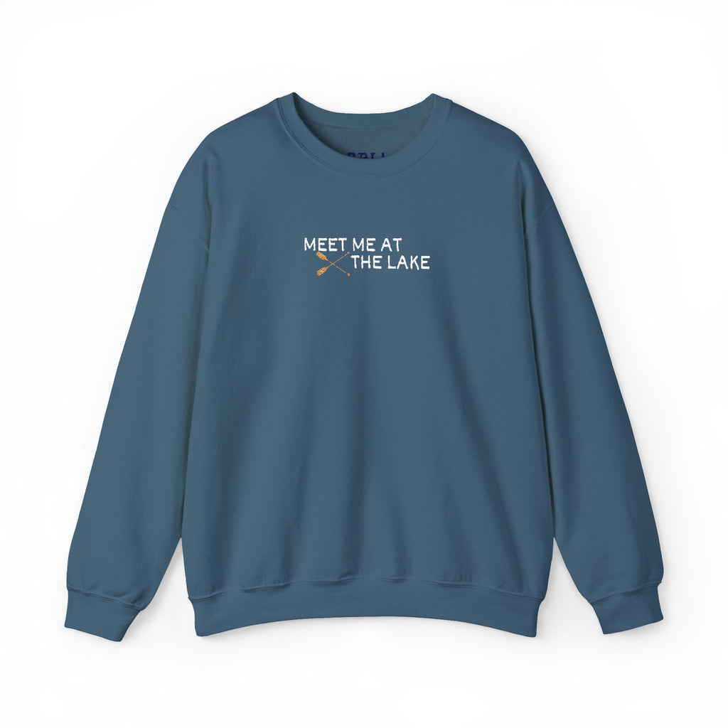 Meet me at the Lake Embroidered Unisex Sweatshirt Crewneck