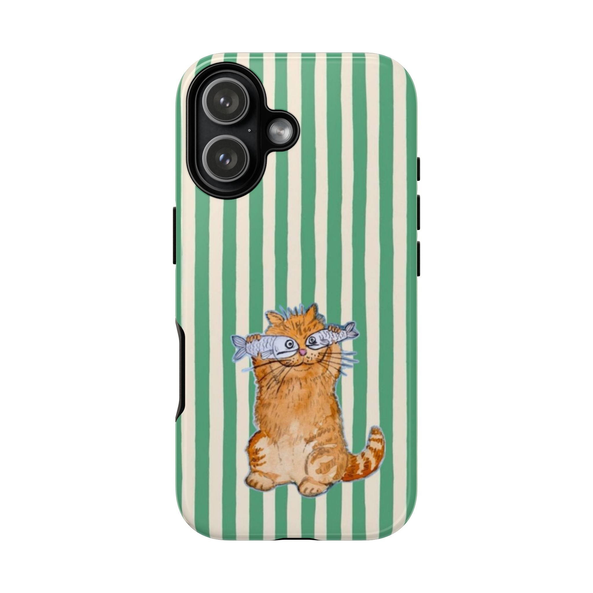 Fun Kitty n Fish - Phone Case