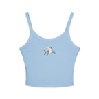 Shark Print Spaghetti Strap Tank Top